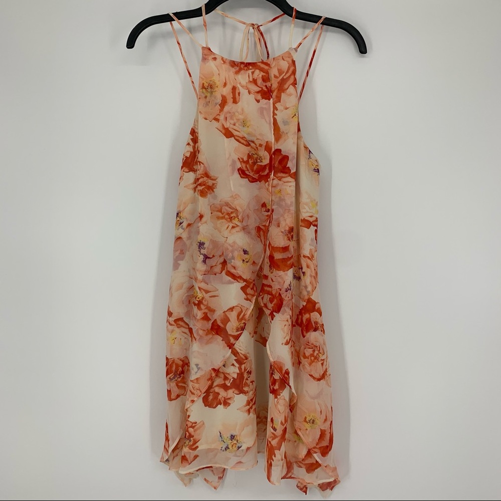BCBGeneration Floral Halter Top Dress  XS
